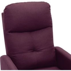 SUPERMARKET Fauteuil Inclinable électrique Tissu Violet SUHB-3073603 11 SUPERMARKET Fauteuil Inclinable électrique Tissu Violet SUHB-3073603 -Pas Cher Fauteuil Magasin 61304701 5