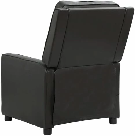 SUPERMARKET Fauteuil De Massage Inclinable Similicuir Brillant Noir 7 SUPERMARKET Fauteuil De Massage Inclinable Similicuir Brillant Noir – Image 5