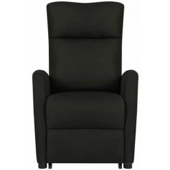 VidaXL Fauteuil Releveur Inclinable Noir Tissu - Noir -Pas Cher Fauteuil Magasin 61348015 4