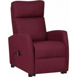 VidaXL Fauteuil Releveur Inclinable Violet Tissu - Pourpre 9 VidaXL Fauteuil Releveur Inclinable Violet Tissu - Pourpre -Pas Cher Fauteuil Magasin 61348020 3