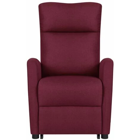 VidaXL Fauteuil Releveur Inclinable Violet Tissu - Pourpre 6 VidaXL Fauteuil Releveur Inclinable Violet Tissu - Pourpre – Image 4