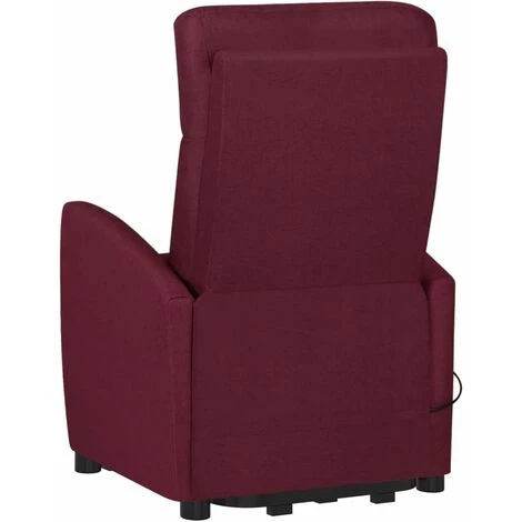 VidaXL Fauteuil Releveur Inclinable Violet Tissu - Pourpre 7 VidaXL Fauteuil Releveur Inclinable Violet Tissu - Pourpre – Image 5