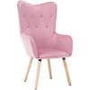 INSMA Chaises De Visiteur Design Fauteuil Canapé Chaise Scandinave Rose 70 X 67 X 75cm 2 INSMA Chaises De Visiteur Design Fauteuil Canapé Chaise Scandinave Rose 70 X 67 X 75cm -Pas Cher Fauteuil Magasin 61351770 1