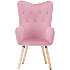 INSMA Chaises De Visiteur Design Fauteuil Canapé Chaise Scandinave Rose 70 X 67 X 75cm -Pas Cher Fauteuil Magasin 61351770 3