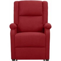 FIMEI Fauteuil Releveur Inclinable De Massage Bordeaux Tissu -Pas Cher Fauteuil Magasin 61379630 3