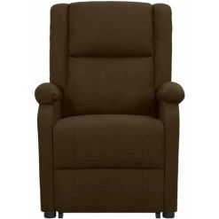 FIMEI Fauteuil Releveur Inclinable De Massage Marron Foncé Tissu -Pas Cher Fauteuil Magasin 61379903 3