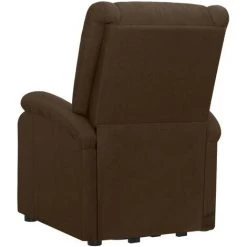 FIMEI Fauteuil Releveur Inclinable De Massage Marron Foncé Tissu -Pas Cher Fauteuil Magasin 61379903 5