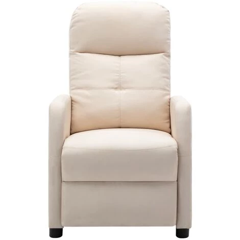 FIMEI Fauteuil Inclinable électrique De Massage Crème Tissu 5 FIMEI Fauteuil Inclinable électrique De Massage Crème Tissu – Image 3
