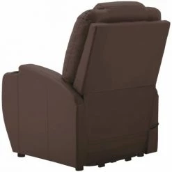 FIMEI Fauteuil Releveur Inclinable Marron Similicuir -Pas Cher Fauteuil Magasin 61379969 5