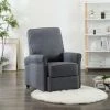 FIMEI Fauteuil Inclinable TV Gris Foncé Tissu -Pas Cher Fauteuil Magasin 61379972 1