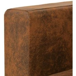 FIMEI Fauteuil Marron Similicuir Daim 10 FIMEI Fauteuil Marron Similicuir Daim -Pas Cher Fauteuil Magasin 61380318 4