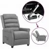 FIMEI Fauteuil Releveur Inclinable Gris Similicuir 1 FIMEI Fauteuil Releveur Inclinable Gris Similicuir -Pas Cher Fauteuil Magasin 61380339 1