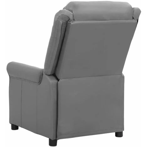 FIMEI Fauteuil Releveur Inclinable Gris Similicuir 7 FIMEI Fauteuil Releveur Inclinable Gris Similicuir – Image 5