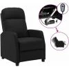 FIMEI Fauteuil Inclinable électrique Noir Similicuir -Pas Cher Fauteuil Magasin 61380342 1
