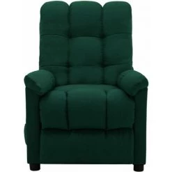 FIMEI Fauteuil De Massage Inclinable électrique Vert Foncé Tissu -Pas Cher Fauteuil Magasin 61380389 3