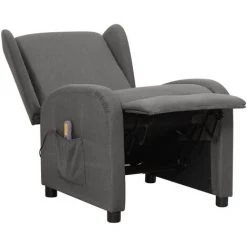 FIMEI Fauteuil De Massage Inclinable Gris Clair Tissu 11 FIMEI Fauteuil De Massage Inclinable Gris Clair Tissu -Pas Cher Fauteuil Magasin 61381692 5
