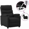 FIMEI Fauteuil Inclinable électrique Noir Similicuir -Pas Cher Fauteuil Magasin 61381742 1