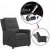 FIMEI Fauteuil Releveur Inclinable Gris Foncé Tissu -Pas Cher Fauteuil Magasin 61381919 1
