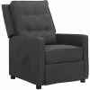 FIMEI Fauteuil Inclinable Gris Foncé Tissu -Pas Cher Fauteuil Magasin 61381929 1