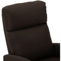 FIMEI Fauteuil De Massage Inclinable Marron Foncé Tissu 11 FIMEI Fauteuil De Massage Inclinable Marron Foncé Tissu -Pas Cher Fauteuil Magasin 61382699 5