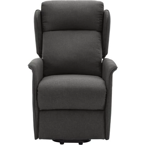 FIMEI Fauteuil De Massage Inclinable Gris Foncé Tissu 6 FIMEI Fauteuil De Massage Inclinable Gris Foncé Tissu – Image 4