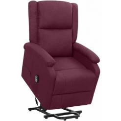 FIMEI Fauteuil Inclinable Violet Tissu