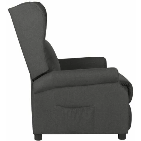 FIMEI Fauteuil Inclinable Gris Foncé Tissu 5 FIMEI Fauteuil Inclinable Gris Foncé Tissu – Image 3