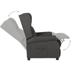 FIMEI Fauteuil Inclinable Gris Foncé Tissu 10 FIMEI Fauteuil Inclinable Gris Foncé Tissu -Pas Cher Fauteuil Magasin 61383175 4