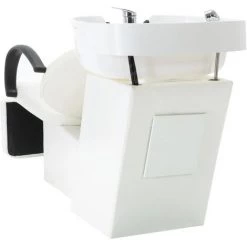 FIMEI Chaise De Salon Avec Lavabo Blanc Similicuir 10 FIMEI Chaise De Salon Avec Lavabo Blanc Similicuir -Pas Cher Fauteuil Magasin 61383294 4