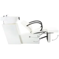 FIMEI Chaise De Salon Avec Lavabo Blanc Similicuir 11 FIMEI Chaise De Salon Avec Lavabo Blanc Similicuir -Pas Cher Fauteuil Magasin 61383294 5