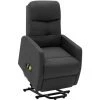 FIMEI Fauteuil Inclinable De Massage Gris Foncé Tissu 2 FIMEI Fauteuil Inclinable De Massage Gris Foncé Tissu -Pas Cher Fauteuil Magasin 61383357 1