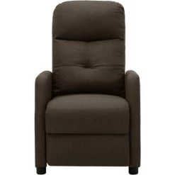 FIMEI Fauteuil Inclinable Marron Tissu -Pas Cher Fauteuil Magasin 61383451 3