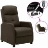 FIMEI Fauteuil Inclinable électrique Marron Tissu -Pas Cher Fauteuil Magasin 61383455 1