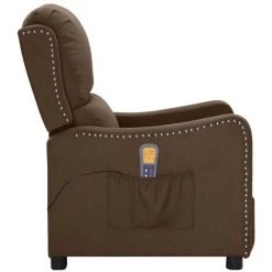 FIMEI Fauteuil Releveur Inclinable De Massage Marron Tissu 10 FIMEI Fauteuil Releveur Inclinable De Massage Marron Tissu -Pas Cher Fauteuil Magasin 61383672 4