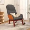 FIMEI Chaise De Relaxation Gris Foncé Tissu -Pas Cher Fauteuil Magasin 61384087 1