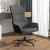 FIMEI Chaise De Relaxation Gris Clair Tissu -Pas Cher Fauteuil Magasin 61384093 1