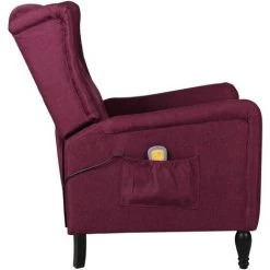 FIMEI Fauteuil De Massage Inclinable Violet Tissu 9 FIMEI Fauteuil De Massage Inclinable Violet Tissu -Pas Cher Fauteuil Magasin 61384203 3