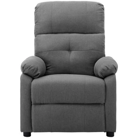 FIMEI Fauteuil Inclinable Gris Clair Tissu 4 FIMEI Fauteuil Inclinable Gris Clair Tissu – Image 2