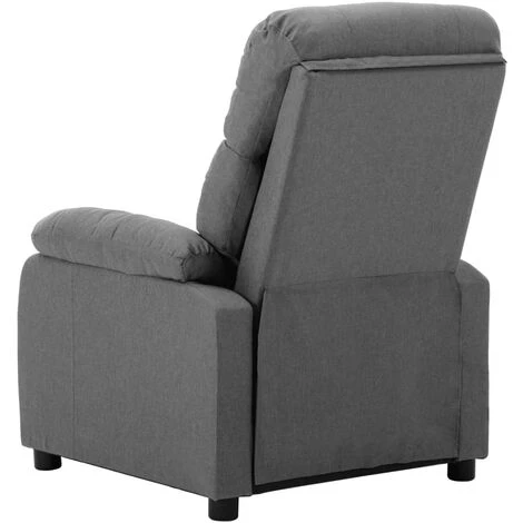 FIMEI Fauteuil Inclinable électrique Gris Clair Tissu 6 FIMEI Fauteuil Inclinable électrique Gris Clair Tissu – Image 4