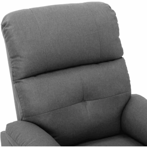 FIMEI Fauteuil Inclinable électrique Gris Clair Tissu 7 FIMEI Fauteuil Inclinable électrique Gris Clair Tissu – Image 5