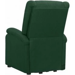 FIMEI Fauteuil Releveur Inclinable De Massage Vert Foncé Tissu -Pas Cher Fauteuil Magasin 61384413 5