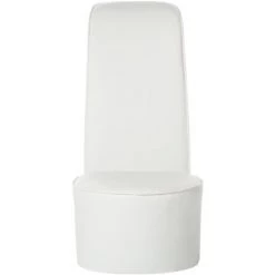 FIMEI Chaise En Forme De Chaussure à Talon Haut Blanc Similicuir -Pas Cher Fauteuil Magasin 61384518 4