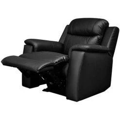 VENTE-UNIQUE.COM Fauteuil Relax EVASION En Cuir - Noir - Noir 8 VENTE-UNIQUE.COM Fauteuil Relax EVASION En Cuir - Noir - Noir -Pas Cher Fauteuil Magasin 61444999 2