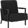 TRUE DEAL Fauteuil Noir Velours -Pas Cher Fauteuil Magasin 61705952 1