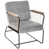 Fauteuil Chen Gris Anzio Atmosphera -Pas Cher Fauteuil Magasin 61743385 1