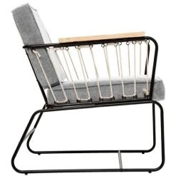 Fauteuil Chen Gris Anzio Atmosphera -Pas Cher Fauteuil Magasin 61743385 3