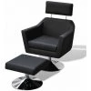 YOUTHUP Fauteuil TV Noir Similicuir - Noir 2 YOUTHUP Fauteuil TV Noir Similicuir - Noir -Pas Cher Fauteuil Magasin 61754885 1