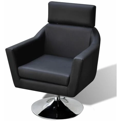 YOUTHUP Fauteuil TV Noir Similicuir - Noir 6 YOUTHUP Fauteuil TV Noir Similicuir - Noir â Image 4