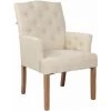 NOVA Design Chesterfield Design Armchair En Tissu Avec Diverses Armures Couleur : Crème 1 NOVA Design Chesterfield Design Armchair En Tissu Avec Diverses Armures Couleur : Crème -Pas Cher Fauteuil Magasin 62142672 1