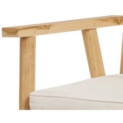 VENTE-UNIQUE.COM Fauteuil NUORO En Teck Et Cannage - Naturel - Naturel Clair -Pas Cher Fauteuil Magasin 63181185 5